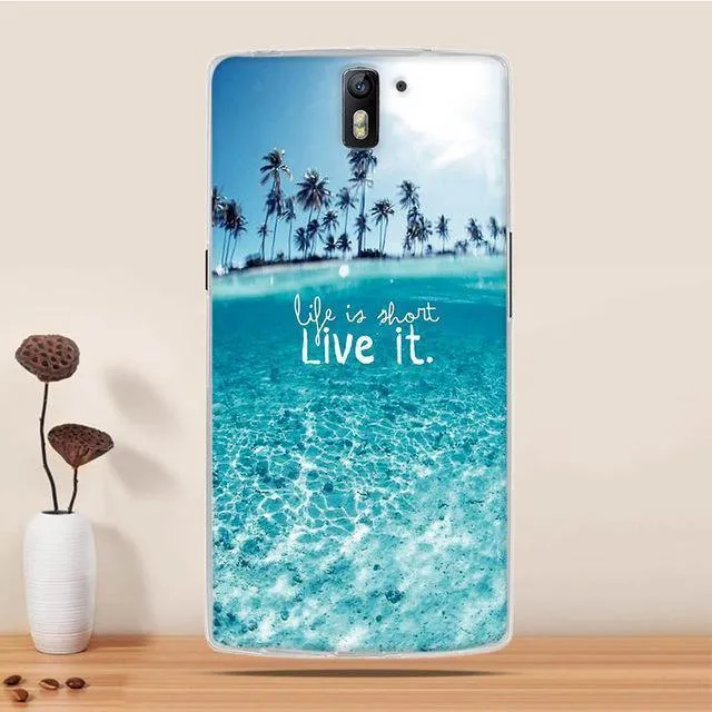 Telefonkasten für OnePlus One Fall a0001 TPU Soft Cover für One Plus One 1 Abdeckung Silikon Capa funda für OnePlus One 1 + 1 Telefonkasten