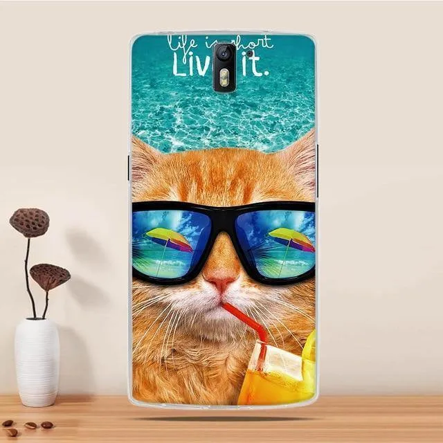 Telefonkasten für OnePlus One Fall a0001 TPU Soft Cover für One Plus One 1 Abdeckung Silikon Capa funda für OnePlus One 1 + 1 Telefonkasten