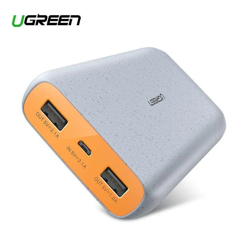 Ugreen Power Bank 20000 mAh Slim Powerbank für Xiaomi Mi 8 Tragbares externes Batterieladegerät für iPhone 7 8 X Dual USB Pover Bank