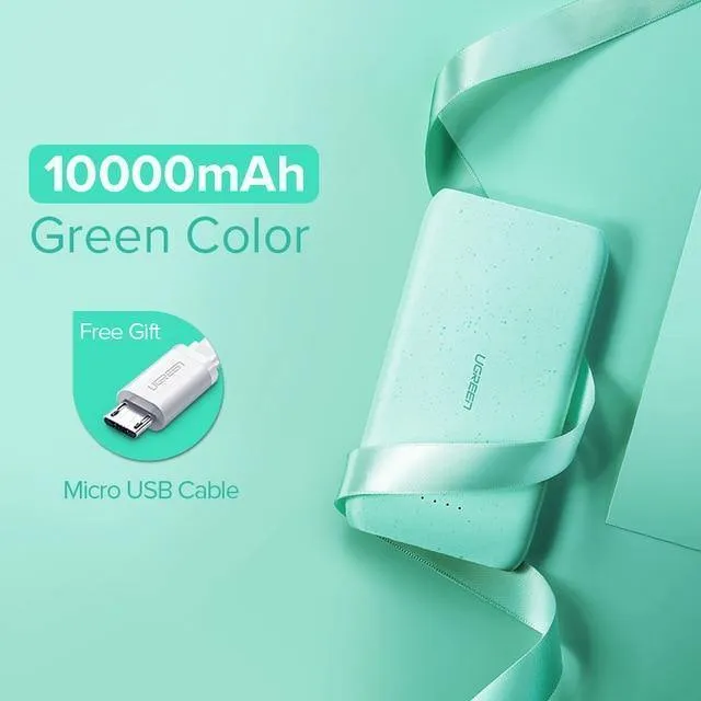 Ugreen Power Bank 20000 mAh Slim Powerbank für Xiaomi Mi 8 Tragbares externes Batterieladegerät für iPhone 7 8 X Dual USB Pover Bank