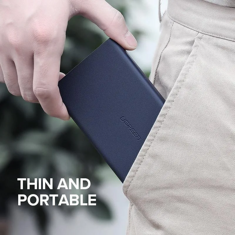 Ugreen 10000 mAh Power Bank 18 W Quick Charge 3.0 Powerbank Externe Batterie Ladegerät Pack Für Xiaomi Handy Typ C Poverbank