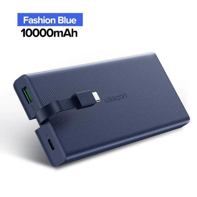 Ugreen 10000 mAh Power Bank 18 W Quick Charge 3.0 Powerbank Externe Batterie Ladegerät Pack Für Xiaomi Handy Typ C Poverbank