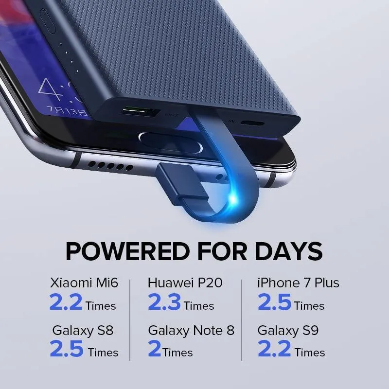 Ugreen 10000 mAh Power Bank 18 W Quick Charge 3.0 Powerbank Externe Batterie Ladegerät Pack Für Xiaomi Handy Typ C Poverbank