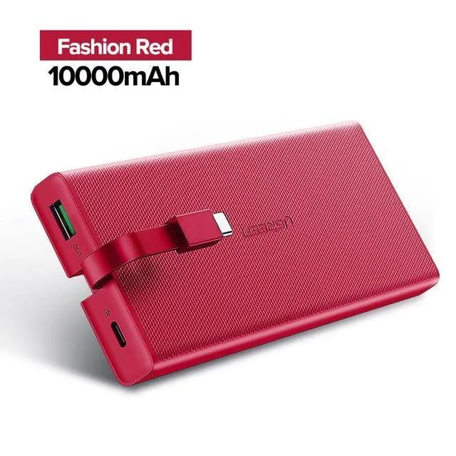 Ugreen 10000 mAh Power Bank 18 W Quick Charge 3.0 Powerbank Externe Batterie Ladegerät Pack Für Xiaomi Handy Typ C Poverbank