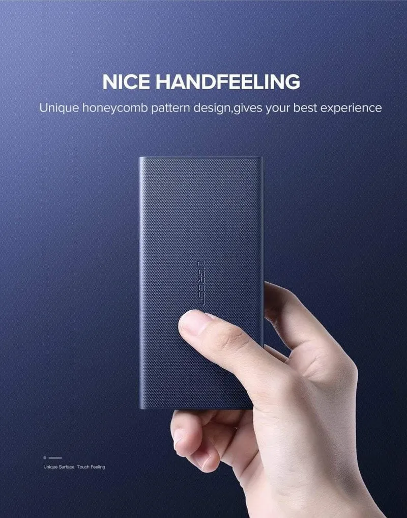 Ugreen 10000 mAh Power Bank 18 W Quick Charge 3.0 Powerbank Externe Batterie Ladegerät Pack Für Xiaomi Handy Typ C Poverbank