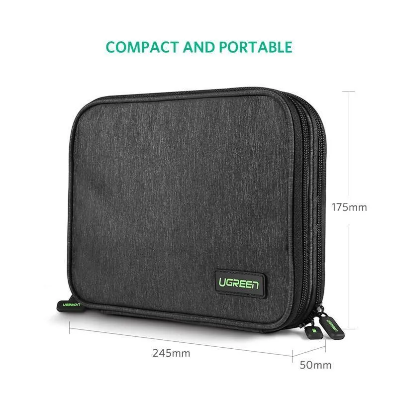 Ugreen Hard Case Power Bank Case Aufbewahrungsbox für iPad Mini iPhone SSD Tasche Externe Festplatte Disk Power Bank Case