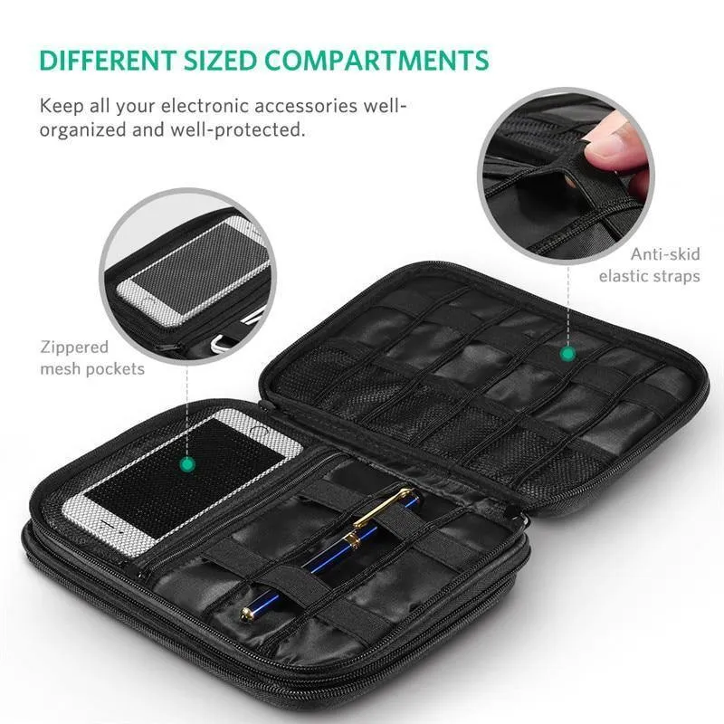 Ugreen Hard Case Power Bank Case Aufbewahrungsbox für iPad Mini iPhone SSD Tasche Externe Festplatte Disk Power Bank Case