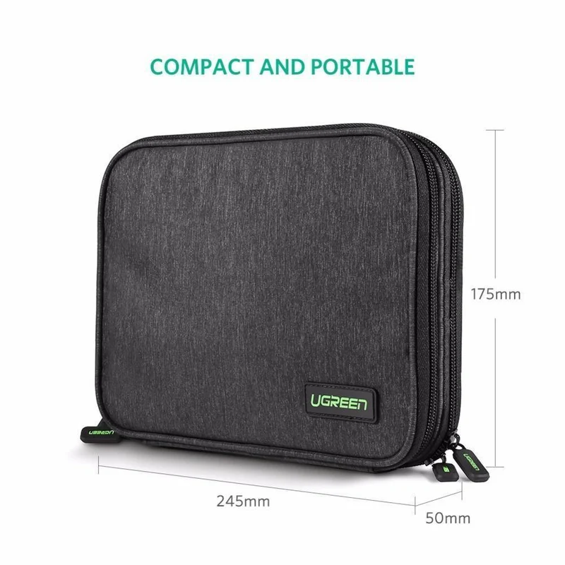 Ugreen Hard Case Power Bank Case Aufbewahrungsbox für iPad Mini iPhone SSD Tasche Externe Festplatte Disk Power Bank Case