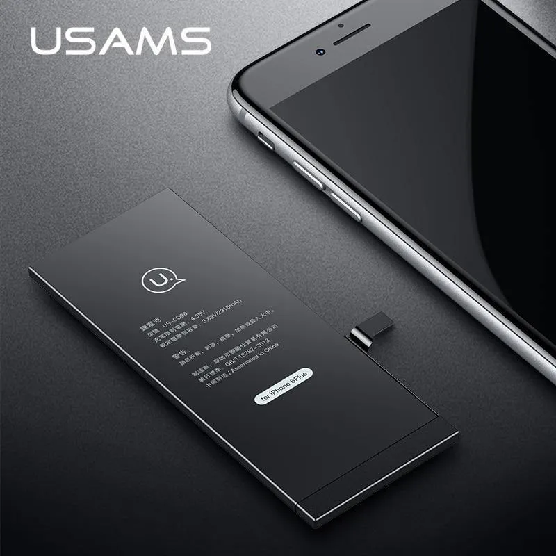 Für iPhone 6 Plus Akku USAMS Original Für iPhone 6 Plus Handy Lithium-Batterie Kapazität 2915mAh Bank Mit Werkzeugen