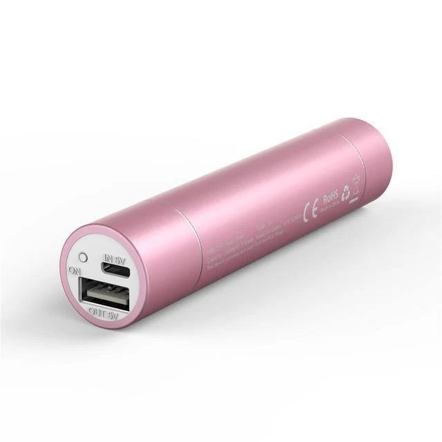 ORICO 2600mAh Externer Akku Portable Aluminium Power Bank für iPhone iPad Xiaomi Samsung LG Android mit SOS-Taschenlampe