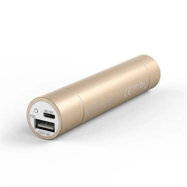 ORICO 2600mAh Externer Akku Portable Aluminium Power Bank für iPhone iPad Xiaomi Samsung LG Android mit SOS-Taschenlampe