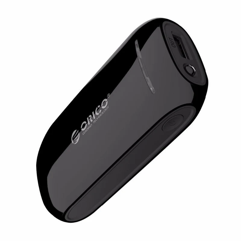 ORICO 4000mAh Power Bank 5V1A Aufladen für Smartphones mit 30cm Micro-USB-Kabel, tragbar zum Tragen, schwarzes ABS