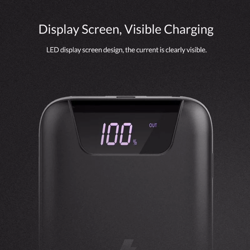 ORICO 10000 mAh Powerbank Drahtloses Laden Powerbank Externe Batterie Powerbank Mit LED-Anzeige für Handytablets