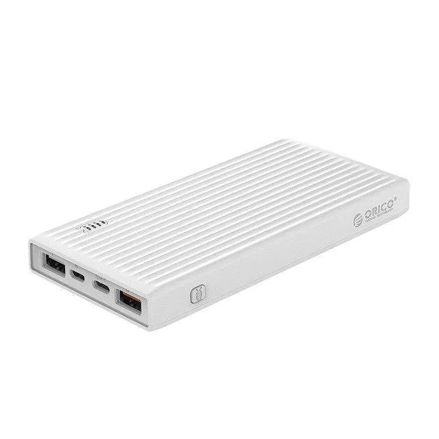 ORICO 10000 mAh Universal Power Bank QC3.0 Schnellladung Dual-Wege-Powerbank Externe Telefon-Backup-Batterieladung für iPhone Xiaomi