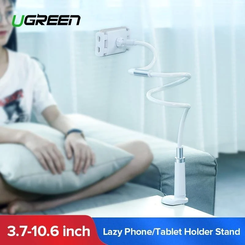 Ugreen Handyhalter Ständer für iPhone 8X 360 Rotation Langarm Handyhalter für iPad Tablets 3.7-10.6 Zoll Lazy Holders