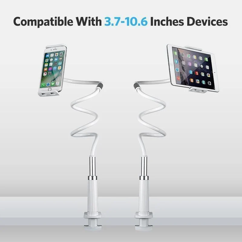 Ugreen Handyhalter Ständer für iPhone 8X 360 Rotation Langarm Handyhalter für iPad Tablets 3.7-10.6 Zoll Lazy Holders