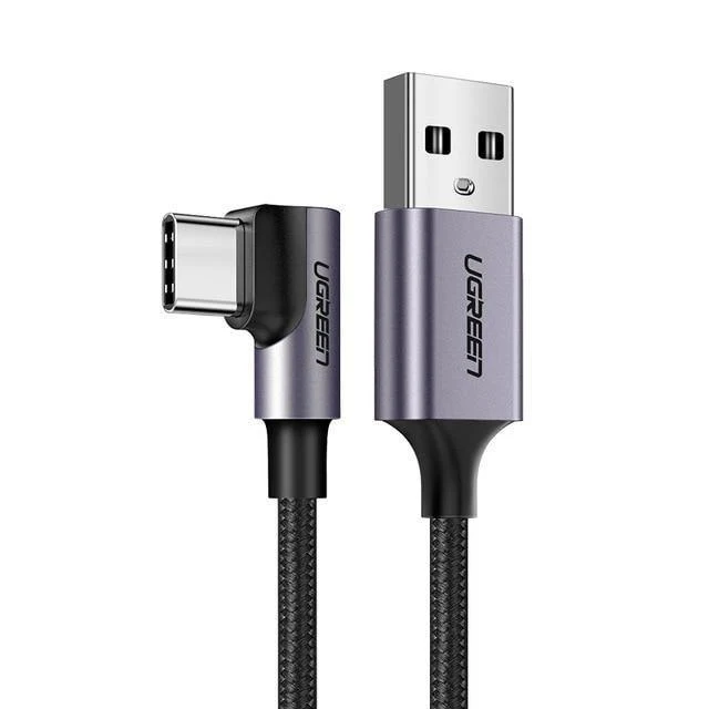 Ugreen nylon usb c kabel xnumx degree schnellladegerät usb typ c kabel für xiaomi mi xnumx samsung galaxy sxnumx plus handy usb-c kabel