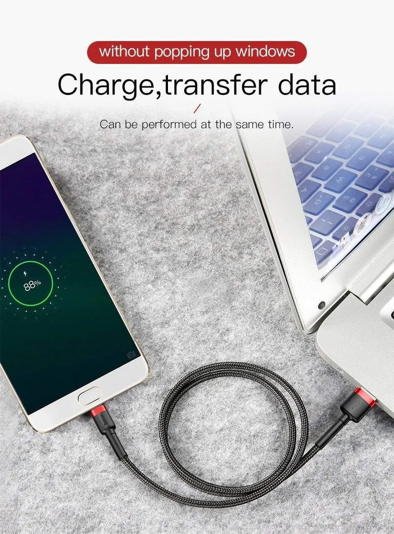 Baseus 1m 2m Micro USB Kabel für Xiaomi Redmi Note 5 Pro 4 Reversible Micro USB Ladegerät Datenkabel für Samsung S7 Handy