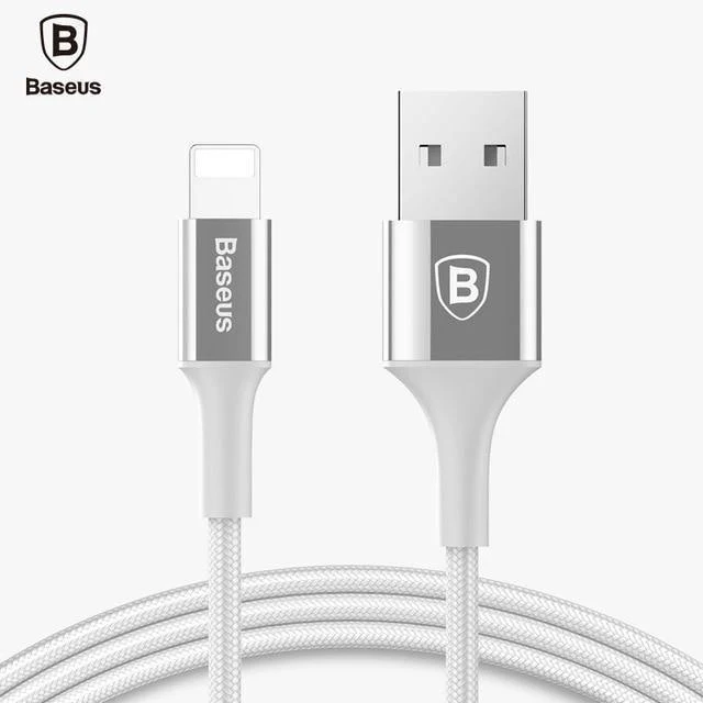 Baseus LED-Beleuchtung Ladekabel für iPhone X 8 7 USB-Kabel für iPhone iPad Schnellladekabel Handy-Datenkabel