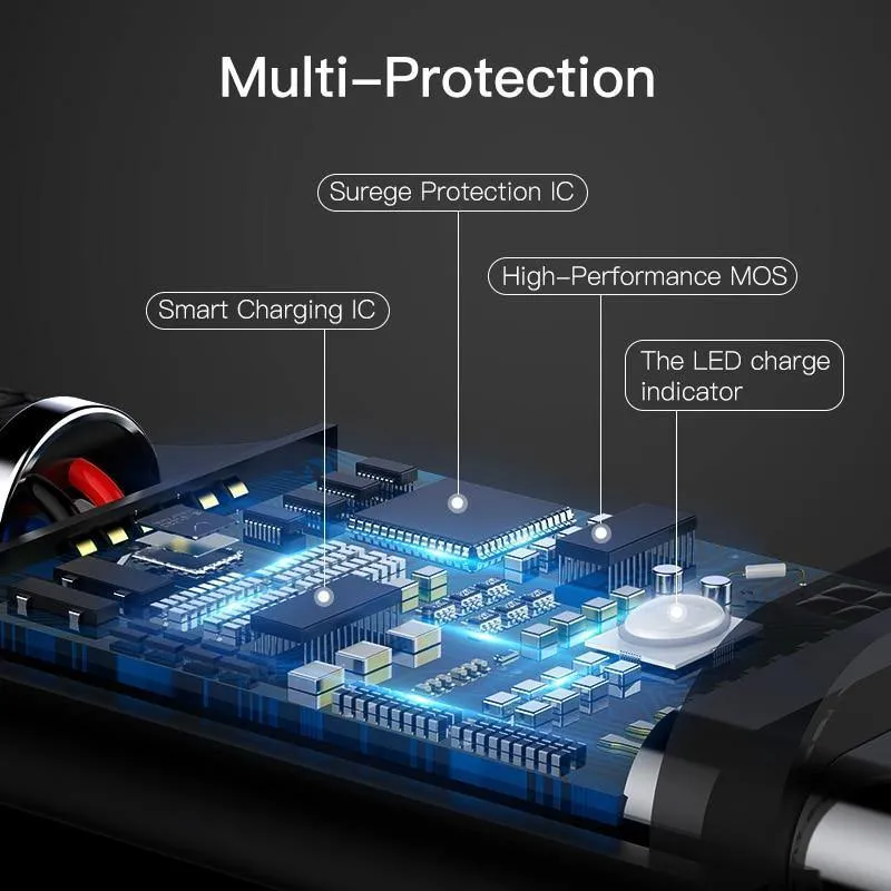 Baseus LED-Beleuchtung Ladekabel für iPhone X 8 7 USB-Kabel für iPhone iPad Schnellladekabel Handy-Datenkabel