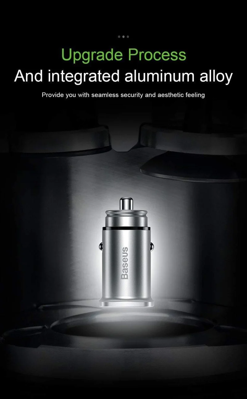 Baseus 30W Dual USB C PD-Schnellladegerät QC 4.0-Autoladegerät für Mobiltelefon-Ladegerät Schnelles USB PD-Autoladegerät vom Typ C AFC SCP