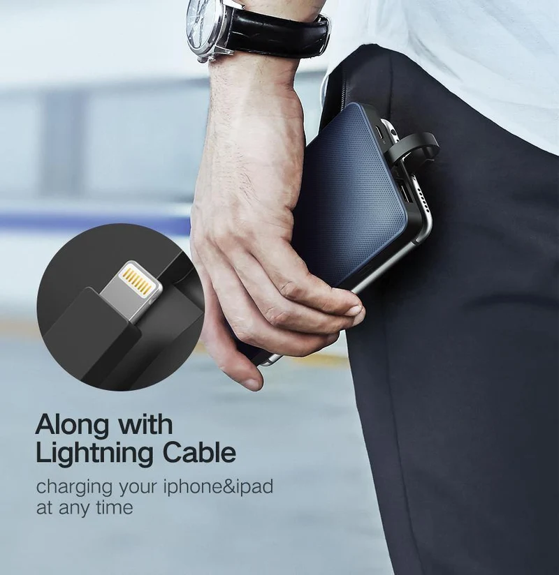 Ugreen Power Bank 10000 mAh Für iPhone X 7 Xiaomi Externer Akku Powerbank Für USB iPhone Kabel Tragbares Ladegerät Poverbank