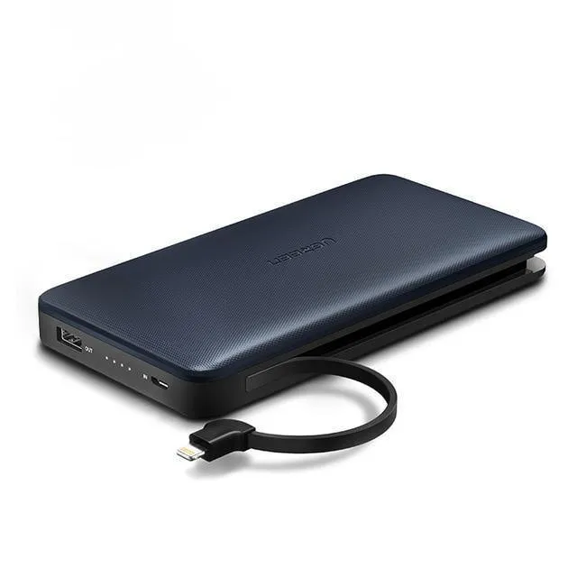Ugreen Power Bank 20000mAh Für iPhone X 7 Samsung S9 Für USB iPhone Kabel Powerbank Tragbares Ladegerät Externe Batterie Pover Bank