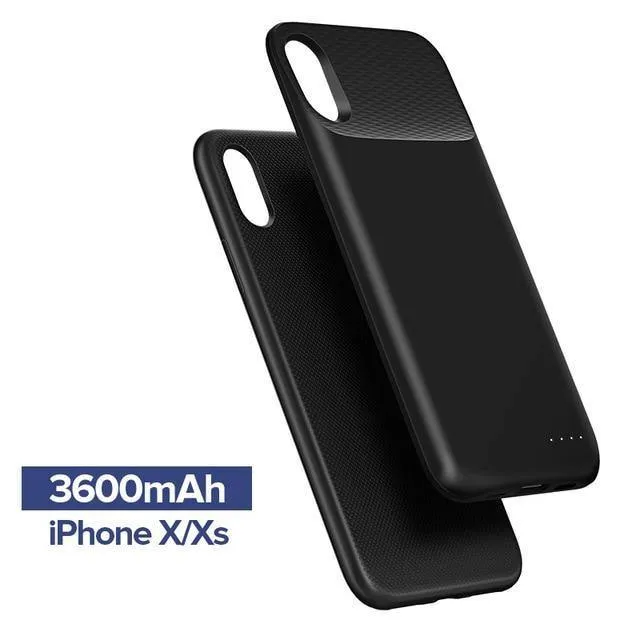 Ugreen 3600mAh Qi Wireless-Ladegerät Power Bank für iPhone X Xs Ultra Slim Externes Akkuladegerät Case für iPhone PowerBank