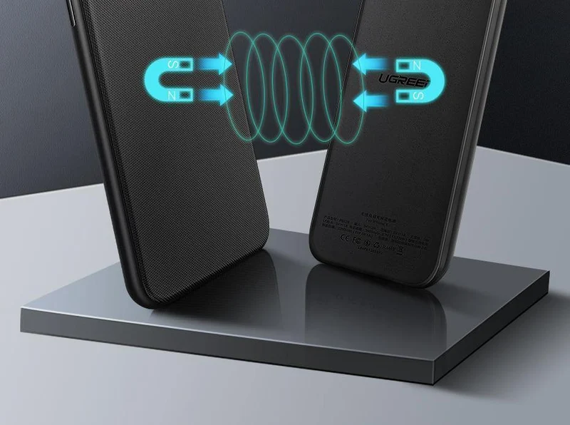 Ugreen 3600mAh Qi Wireless-Ladegerät Power Bank für iPhone X Xs Ultra Slim Externes Akkuladegerät Case für iPhone PowerBank
