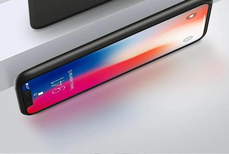 Ugreen 3600mAh Qi Wireless-Ladegerät Power Bank für iPhone X Xs Ultra Slim Externes Akkuladegerät Case für iPhone PowerBank