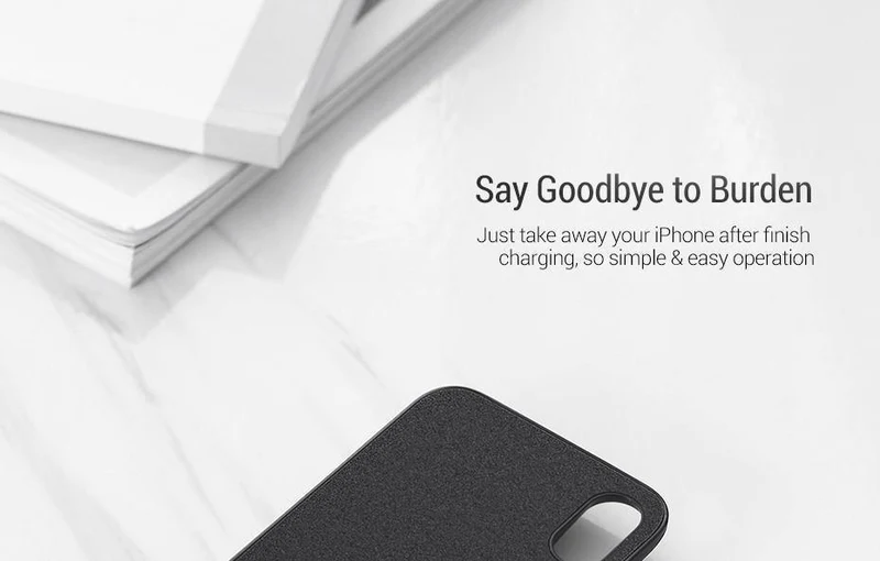Ugreen 3600mAh Qi Wireless-Ladegerät Power Bank für iPhone X Xs Ultra Slim Externes Akkuladegerät Case für iPhone PowerBank