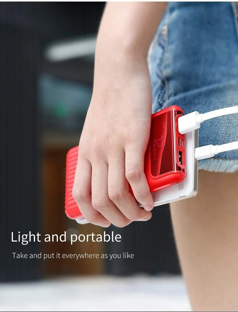 Baseus 10000 mAh LCD Quick Charge 3.0 Dual USB Power Bank für iPhone X 8 7 6 Samsung S9 S8 Xiaomi Powerbank Batterieladegerät QC3.0