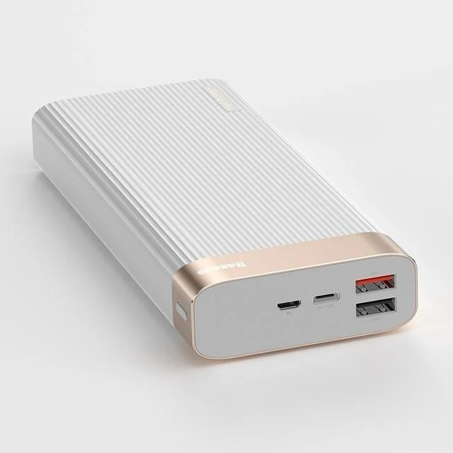 Baseus 20000 mAh Powerbank für iPhone Huawei Powerbank USB Typ C PD + Schnellladegerät 3.0 Schnellladender externer Akku
