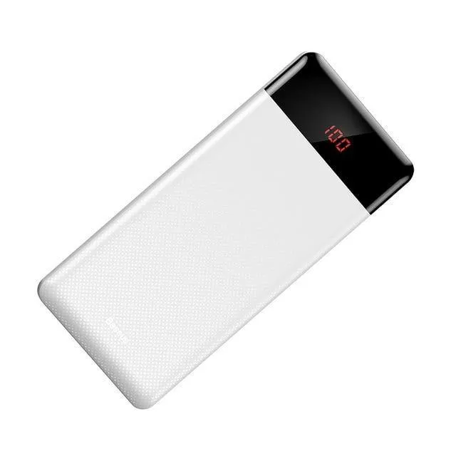 Baseus 10000mAh Power Bank Für Xiaomi Samsung iPhone Huawei Powerbank Tragbare Mini Dual USB Lade Externe Batterie Pack Bank