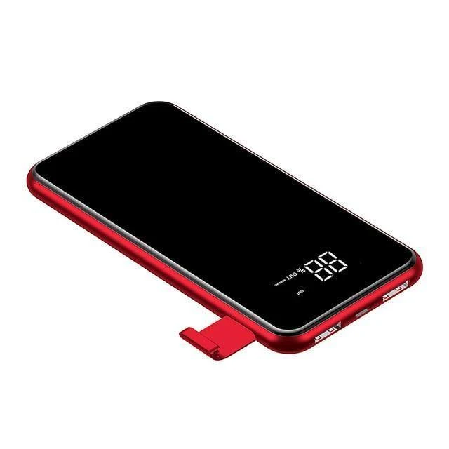 Baseus 8000mAh QI Wireless Charger Power Bank für iPhone Samsung Powerbank Dual USB Ladegerät Drahtlose externe Batterie Pack Bank