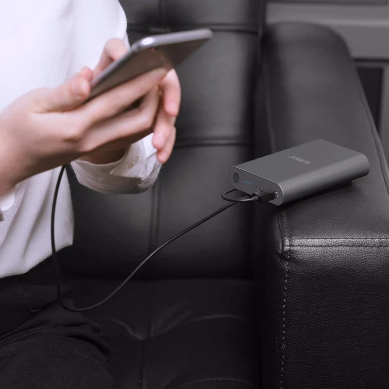 ORICO Q1 QC2.0 Power Bank Aluminium 10400 mAh Schnellladegerät 5V2A / 9V1.8A / 12V1.5A Tragbar und universell