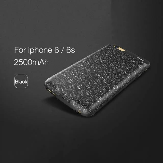 Baseus Power Case für iPhone 6s plus 2500/3650 mAh magnetische tragbare Power Bank Ladehülle für iPhone 6s externer Ersatzakku