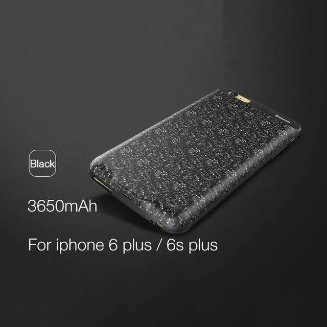 Baseus Power Case für iPhone 6s plus 2500/3650 mAh magnetische tragbare Power Bank Ladehülle für iPhone 6s externer Ersatzakku