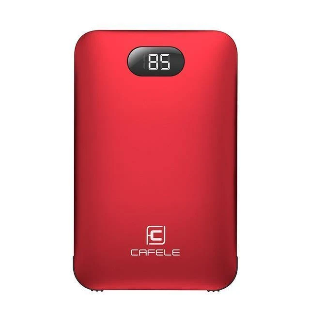 CAFELE 8000 mAh Dual USB Power Bank Eingebauter Ausgang Externer Akku Aufladen Für iPhone Samsung Huawei Xiaomi LED Display