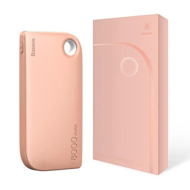 Baseus 8000 mAh Power Bank Dual USB Ausgang schnelle Ladung Tragbare Externe Batterie Aufladen Für iphone X 7 samsung S9 huawei xiaomi