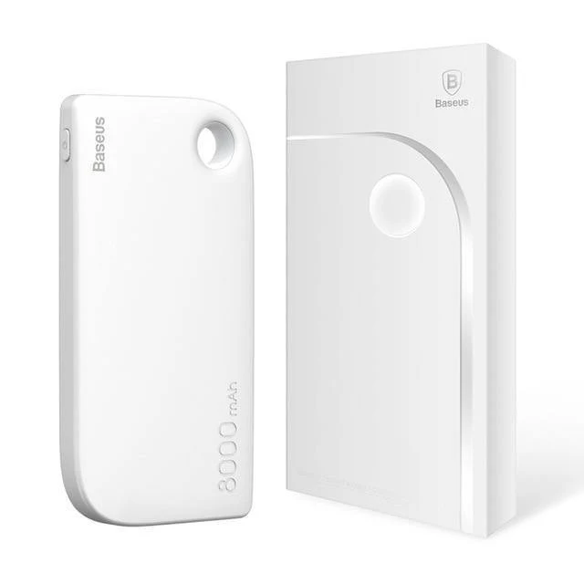Baseus 8000 mAh Power Bank Dual USB Ausgang schnelle Ladung Tragbare Externe Batterie Aufladen Für iphone X 7 samsung S9 huawei xiaomi