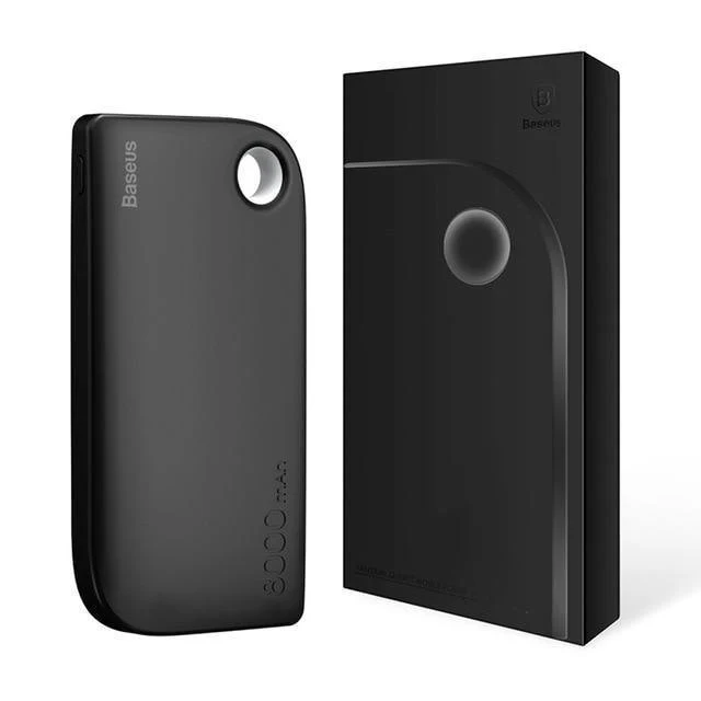 Baseus 8000 mAh Power Bank Dual USB Ausgang schnelle Ladung Tragbare Externe Batterie Aufladen Für iphone X 7 samsung S9 huawei xiaomi