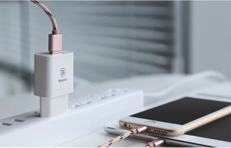 Baseus USB-Ladegerät für Mobiltelefone EU-Ladegerätstecker Reise-Wandladegerät-Adapter für iPhone iPad Samsung Xiaomi Telefonladegerät
