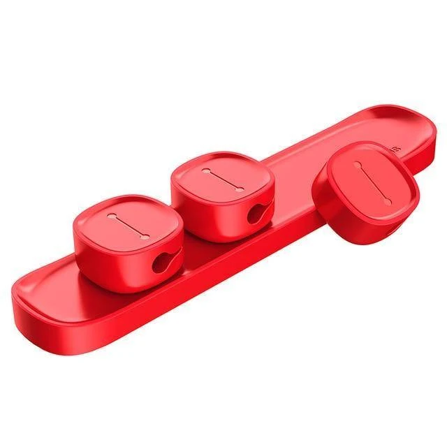 Baseus Magnetkabelklemme für Handy USB Datenkabel Organizer für USB-Ladegerät Kabel Magnethalter Desktop Kabelaufwicklung