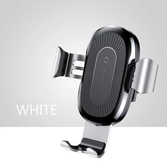 Baseus Qi Auto-Wireless-Ladegerät für iPhone 8 X XS Max XR Samsung Handy-Ladegerät 10W schnelles kabelloses Auto-Ladehalterung