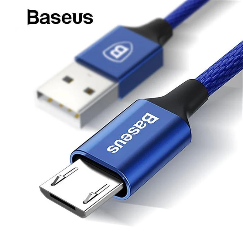 Baseus Micro USB-Kabel für Xiaomi Redmi Note 5 Pro 4X 4 Ladekabel für Samsung Huawei USB-Telefonladegerät Ladedatenkabel