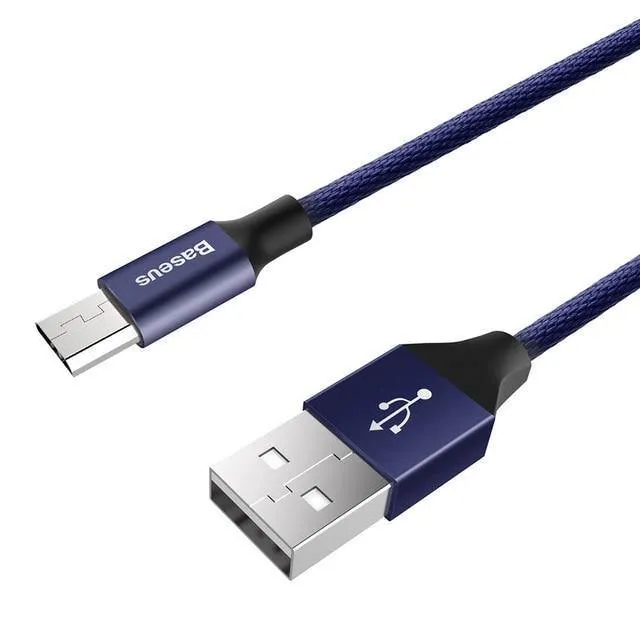 Baseus Micro USB-Kabel für Xiaomi Redmi Note 5 Pro 4X 4 Ladekabel für Samsung Huawei USB-Telefonladegerät Ladedatenkabel