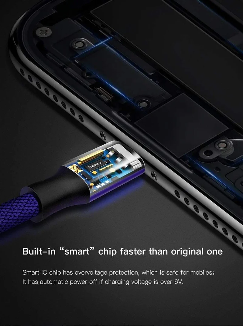 Baseus Micro USB-Kabel für Xiaomi Redmi Note 5 Pro 4X 4 Ladekabel für Samsung Huawei USB-Telefonladegerät Ladedatenkabel
