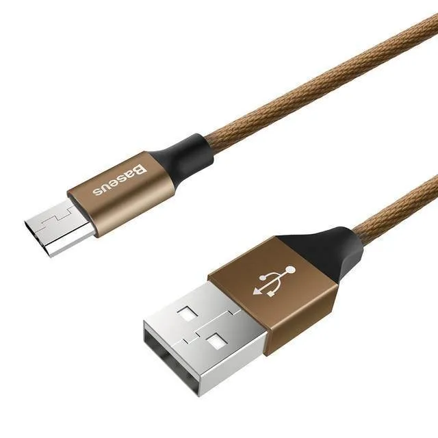 Baseus Micro USB-Kabel für Xiaomi Redmi Note 5 Pro 4X 4 Ladekabel für Samsung Huawei USB-Telefonladegerät Ladedatenkabel