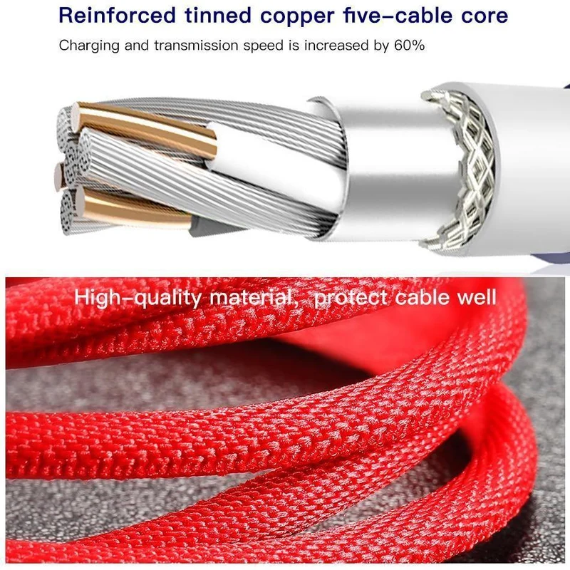 Baseus Micro USB-Kabel für Xiaomi Redmi Note 5 Pro 4X 4 Ladekabel für Samsung Huawei USB-Telefonladegerät Ladedatenkabel